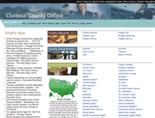 Tablet Screenshot of countyonline.contosollc.com